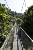 First hanging bridge on the track