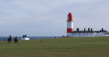 Souter Lighthouse with keepers and colliery workers lodgings