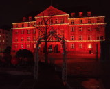 Town Hall with Christmas decorations