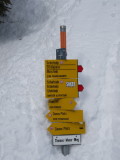 Even the signposts had to be dug out