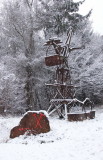 Mining history - funicular post