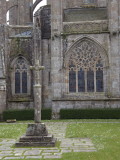 Cathdrale St Tugdual - vue du clotre