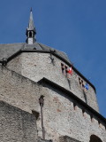 Vianden castle - looking up towards the chapel