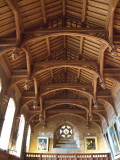 Bamburgh Castle - magnificent roofing framing