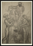 Compositional sketch for Orpheus and Eurydice, 1875