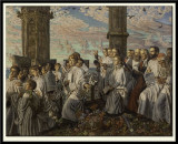 May Morning on Magdalen Tower, 1888, 1889-91, 1892, retouching 1893