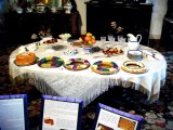 Dining table showing a variety of King Cakes