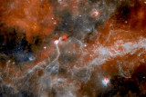 Widefield Mosaic of the Cygnus-X Region - NASA Spitzer Infra Red Space Telescope