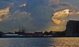 Shower at Sunset, Charlestown Navy Yard, Boston, Massachusetts, 2019