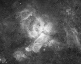 Eta Carina widefield Hydrogen Alpha