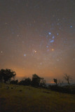 Orion and Pleiades Nightscape