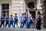 Royal Guards in formation