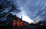 L'école de St-Laurent à l'aube