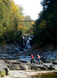 Les chutes de Ste-Agathe de Lotbinière en automne