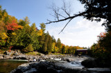 Les chutes de Ste-Agathe de Lotbinière en automne