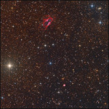 Mask nebula CVMP1 with PLN 321+1.1