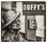 James Joyce Outside Duffys