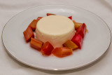 Panacotta with Rhubarb