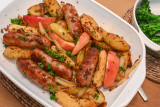 Sausage, Potato and Apple with Maple and Mustard