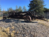 Old horse drawn road grader - Never found the micro cache...