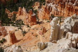 Bryce Canyon With People On Walking Trail