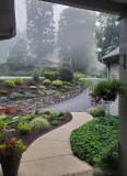 I love foggy mountain mornings