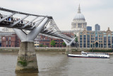 St. Paul Cathedral and Millennium Bridge  