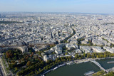 View to the north from the Eiffel Tower, Paris
