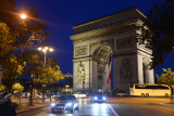 LArc de Triomphe - Arch of Triumph in the evening, Paris