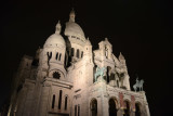Basilica du Sacr-Cur, Montmartre, illumine at night