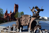 Brest Coat-of-Arms, Stolitsa Fountain, Red Church, Independence Square