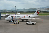 Air Niugini Fokker 70 (P2-ANV) at Port Moresby