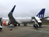 SAS A320 (SE-DOX) at Vgar, Faroe Islands FAE