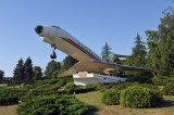 Moldova Tu-134 on static display at Chisinau Airport KIV 