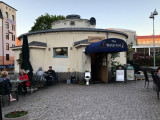 The WaterLoo - a bar built inside an old public toilet, Turku