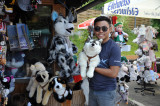 Stuffed animal dogs, Hallstatt