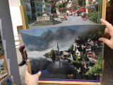 The famous viewpoint of Hallstatt, Austria