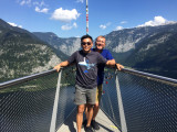 Me and Max at the Hallstatt Skywalk