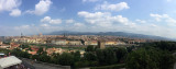 Panorama of Florence from Piazzale Michelangelo on the south side of the Arno