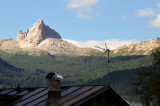 Morning view of the mountains around Cortina dAmpezzo