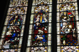 Stained Glass, Queens College Chapel, Cambridge University