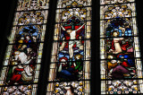 Stained Glass, Queens College Chapel, Cambridge University
