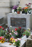Père Lachaise - Jim Morrison (1943-1971), American musician of the rock band The Doors