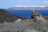 Nea Kameni with Oa in the distance, Santorini