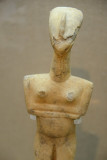 Marble figurine of Speedos variety, Akrotiri, Early Cycladic period (ca 2700-2300 BC)