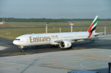 Emirates B777 (A6-EBK) at Cape Town