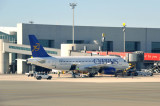 Cyprus Airways A320 (5B-DCL) at Larnaca Airport