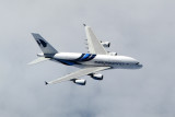 Malaysian Airlines A380 in flight