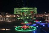 Emirates Palace Hotel lit up for UAE National Day