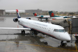 Mesa dba US Airways Express CRJ (N910FJ) at PHX with American WesCRJ (N77286)